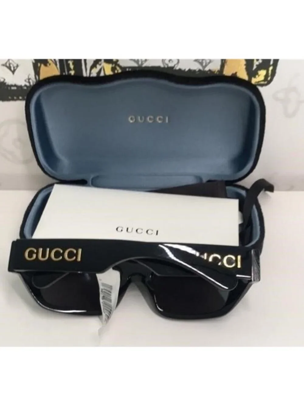 ✨ Luxury New Authentic Gucci GG1296S 001 Sunglasses ✨